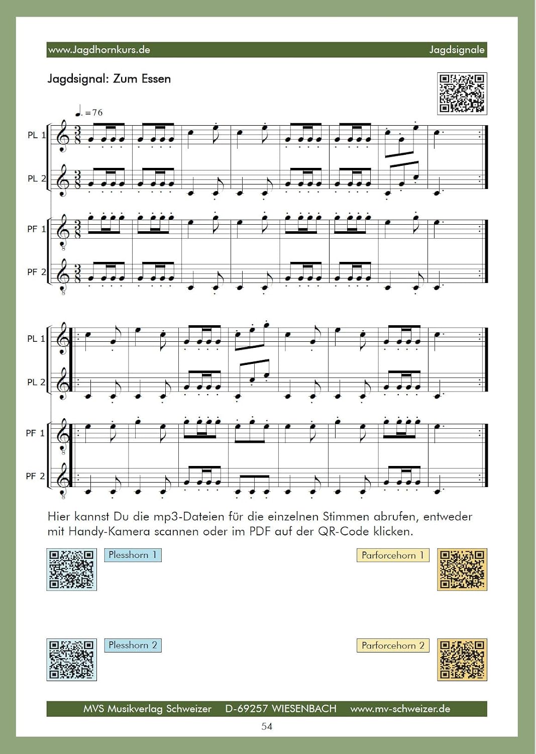 Jagdhorn lernen - leicht gemacht (PDF)