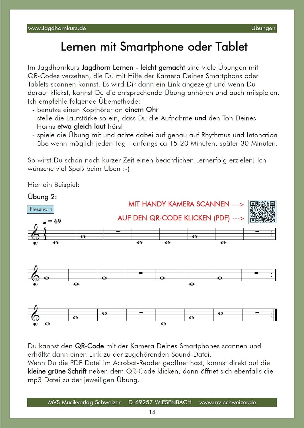 Jagdhorn lernen - leicht gemacht (PDF)