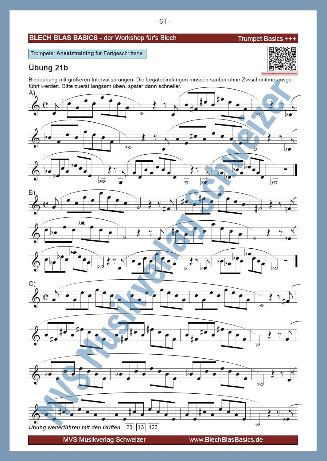 Trumpet Basics +++ de BOOK